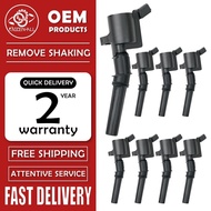 1/8pcs Ignition Coil For Ford F150 F250 F550 Lincoln 4.6L 5.4L Expedition 2001-2004 FD503 DG508 8W7E
