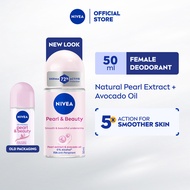 NIVEA Female Deodorant Pearl Beauty Roll On 50 ml / Personal Care / Fair Smooth Skin / Brightening /