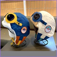 LF1 Children Winter Pilot Hats Aviator Goggles And Adjustable Straps Four Colors Available FL1