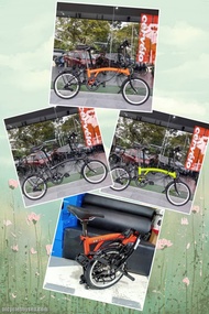 9 COLOR- 3Sixty 16" Folding Bike Brompton Style APPLE GREEN ORANGE BLACK SILVER BIANCI GREEN CHAMELEON BLUE WHITE