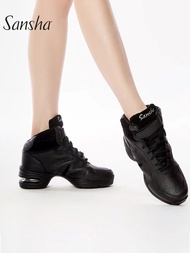 Sansha France Sansha Exercise Dance Shoes Leather Air Cushion Hyundai Dance Shoe Velvet High-Top Sho