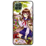 Ốp lưng dành cho Oppo A93 - F17 Pro mẫu Cô Gái Mắt Kính Đen