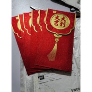 6 bao lì xì, phong thư lời chúc tốt lành vip. bill 62k. bán 25k.