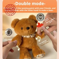 Rhythm Sensing Piano Human Body Sensing Teddy Bear Rhythm Piano Plush Toy Doll Doll Doll Doll O8