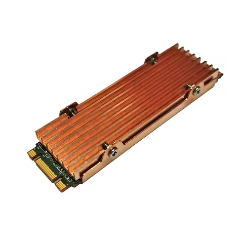 M.2 NGFF Solid State Hard Drive Heatsink Ultra Thin Pure Copper Radiator Cooler for M.2 NVME NGFF 22