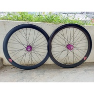 Fixie Rim Wheelset Black Seal Bearing 700c single speed
