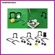 [Sharprepublic] 3 Putting Gates, Golf Training Aid, Portable & Lightweight, Golf Training Equipment 
