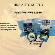Genuine Part Fuel Filter PW922588 Proton Iriz, Saga VVT, Persona VVT