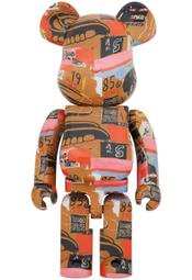 Image.台中逢甲店BE@RBRICK BEARBRICK庫柏力克熊1000%Andy Warhol×BASQUIAT