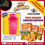 EZY ORANGE Combo 3 Kotak | Free Premium Shaker Black Limited Edition | Original HQ Aysha Alam | EzOr