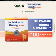 Pharmaton Essential Multivitamins Daily Support for Energy, Immunity 100 Capsules Latest Validity P