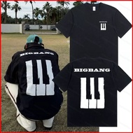 NS BIGBANG 2026 G-DRAGON same style piano key thick cotton T-shirt FAM gift Coachella HOME SWEET HOM