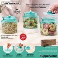 Tupperware Counterpart 900Ml (3) Hijau Tosca - Toples Kue