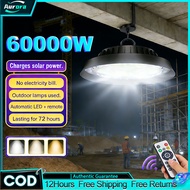 Lampu Solar Light IP68Solar Pendant Light Industrial Chandelier High Bay Solar lamp Automatic switch