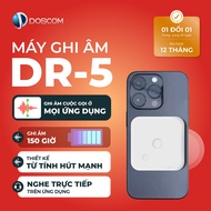 Thiết Bị Ghi Âm Cuộc Gọi DR5 Doscom Dùng Cho Iphone và Android - Hỗ Trợ Ghi Âm Cuộc Gọi