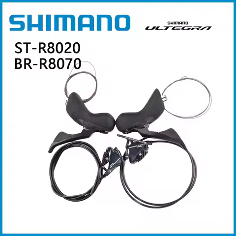 Shimano Ultegra ST-R8020+BR-R8070 Shifter Hydraulic Disc Brake Flat Mount 2x11s 22 Speed Shifter Bra
