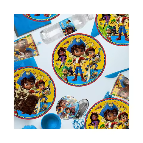 disney Santiago of The Sea Ocean Boat Adventure Birthday Party DIY festival Decorations Disposable c