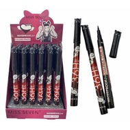 24 PCS/ BOX EYELINER PEN BLACK WATERPROOF MISS SEVEN