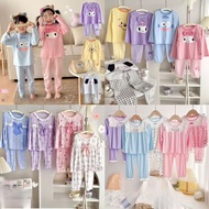 Children's Clothing Pajamas Set for 1-15 Years Old Frozen Pajamas Summer Thin Breathable Schoolgirl 