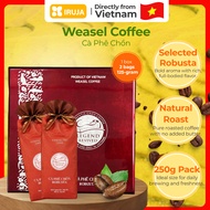 [IRUJA] Vietnam Mountain Specialty Robusta Weasel Coffee 250G