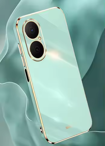 For Huawei Nova Y73 Case Huawei Nova Y73 Luxury Square Plating MGA-LX3 Phone Case ShockProof Silicon