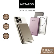 Mazer Powerbank 5000mAh 15W Ultra Slim Wireless Powerbank Magnetic Powerbank Fast Charging 20W