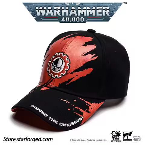 Starforged Warhammer 40K Themed Space Marine Chapter Sunshade Baseball Cap Game Peripheral Accessory