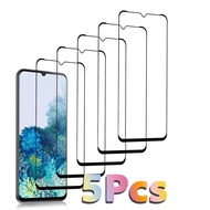 5pcs Screen Protector Compatible With Samsung Phones, Silk-Printed Black Edge High Definition Temper