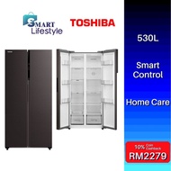 Toshiba  Side by Side Refrigerator Inverter (530L) GR-RS600WI-PMY(37)