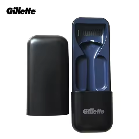 Gillette Razor Magnetic Travel Case With Drainage Holes Compatible Fusion Mach3 Vector3 Series Shave