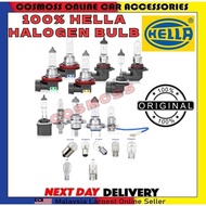 GENUINE HELLA Headlight Halogen Bulb H1 H3 H4 H7 H8 H11/HB3(9005) HB4(9006) T10 T15 T20 G18 S25