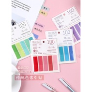 Benmu First Product Co-Branded/Basic Style PET Index Sticker Note Note Note Marker Note Paper Sticky