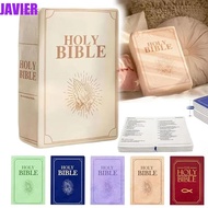 JAVIER Bible Throw Pillow, Plush Toy Realistic Looking Bible Pillow, Children Gift Sofa Cushion Home