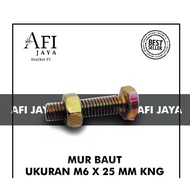 M6 X 25 MM NUT AND BOLT CHEAP (PRICE PER PCS)