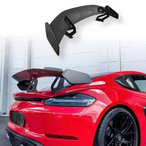 Carbon Fiber Rear Wing for Porsche 987 981 718 Boxter Cayman Upgrade GT4RS