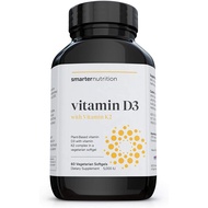 Smarter Vitamin D3 with Vitamin K2 Complex by Smarter Nutrition USA (Expiry May 2024)