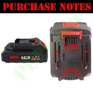 2988VF/1688VF/988VF/588VF/188VF Large Capacity Lithium Battery 59800mAH Makita Socket Impact Drill G