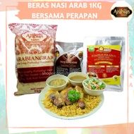 Nasi Arab Segera 500g 1kg Bersama Pes Perap Yemeni Mendhi Nasi Arab Segera Nasi Arab Sedap Nasi Arab