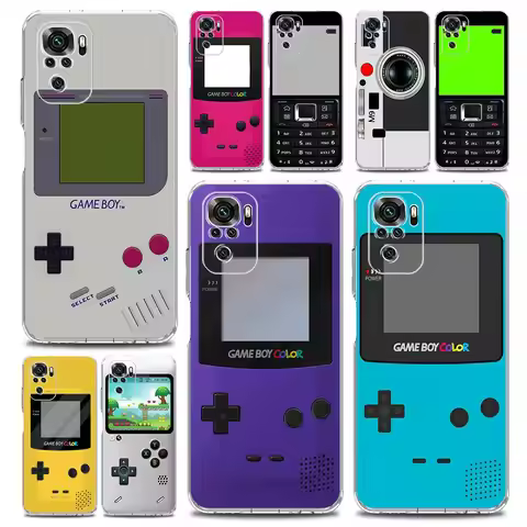 Gameboy Boy Game Phone Case For Xiaomi Redmi Note 13 12 5G 9S 9 8 10 11 Pro Plus 4G 9T 13C 12C10C 9C