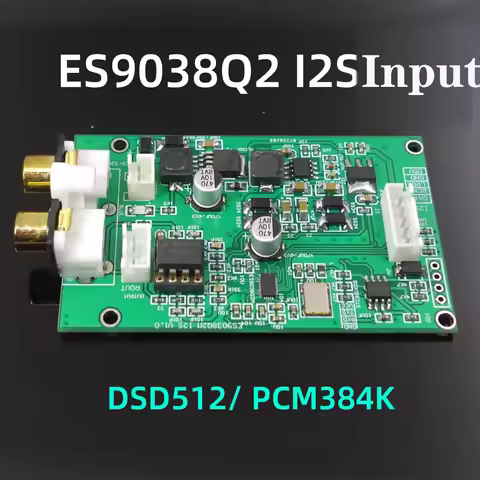 ES9038 I2S Decoder Board DSD512 Upgrade Decoder DAC Bluetooth Device Player
