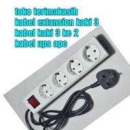 AEBDG KONVERTER OVER STEKER KAKI 3 KE 2 / STOP Kontak Kaki 3 Tiga UK Plug UPS APC Ke Kaki 2 Colokan 