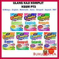 Buku Rujukan : Ulangkaji Komplit KSSM PT3 2022 - Bahasa Melayu / English / Matematik / Sains / Sejar