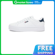 FILA | รองเทาผาใบผหญง รน Wheela สไตลสปอรต ดไซนโคท ดลกซ โวลด สขาว-กรมทา ใสสบาย นำหนกเบา