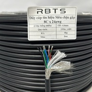 UL2464 8-core signal cable, foldable (2 layers of anti-interference) control signals, power signals