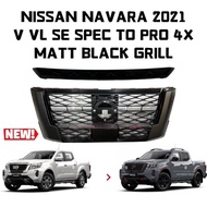 NISSAN NAVARA PRO 4X FRONT GRILL navara pro4x grill MATT BLACK GRILL pro 4x grill 4x4 Car Accessorie