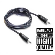 jack audio untuk speaker aktif tape mobil laptop handphone kabel aux 1x1 male to male 3.5 mm