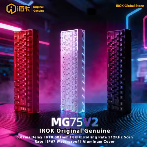 IROK MG75 V2 MG75 Pro MG75V2 MG75 MAX Aluminum Magnetic Gaming Mechanical Keyboard Rapid Trigger 0.0