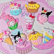 Sanrio Charms Sanrio Big Resin Charms Dessert Charms Charms Charms Charms Cute Sanrio Resin Card Acc