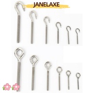 JANELAXE932JN 1Pc Sheep Eye Screw, M4 M5 M6 M8 M10 Fasteners Tools Bolt Ring,  without Nuts 304 Stai