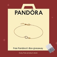 100% 925 Silver Jewelry Exquisite Gift Couple Gift Set Infinite Lab-grown Diamond Pavé Bracelet 5541